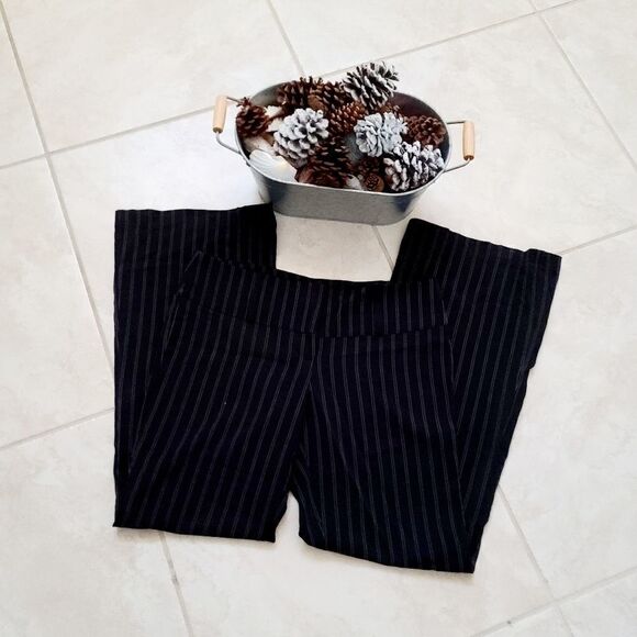 V&X juniors formal black slack pants with white stripes - Picture 2 of 16